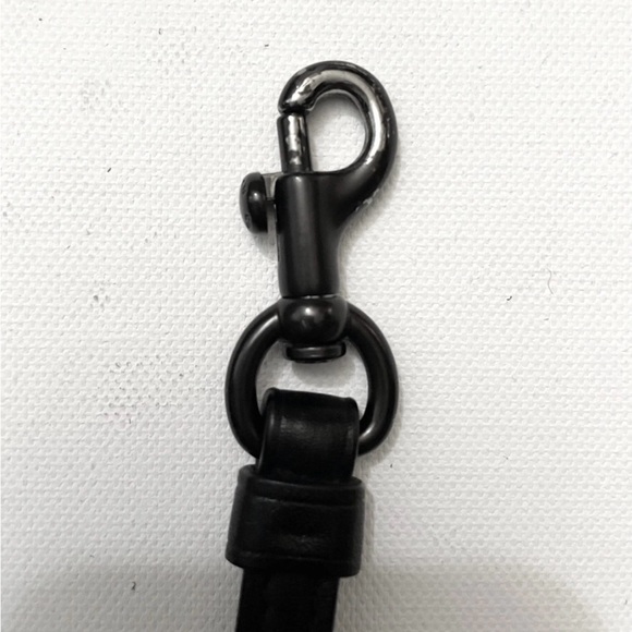 Coach 1941 Turnlock Tearose Suede Fringe Black Clutch 86840 - Picture 10 of 14